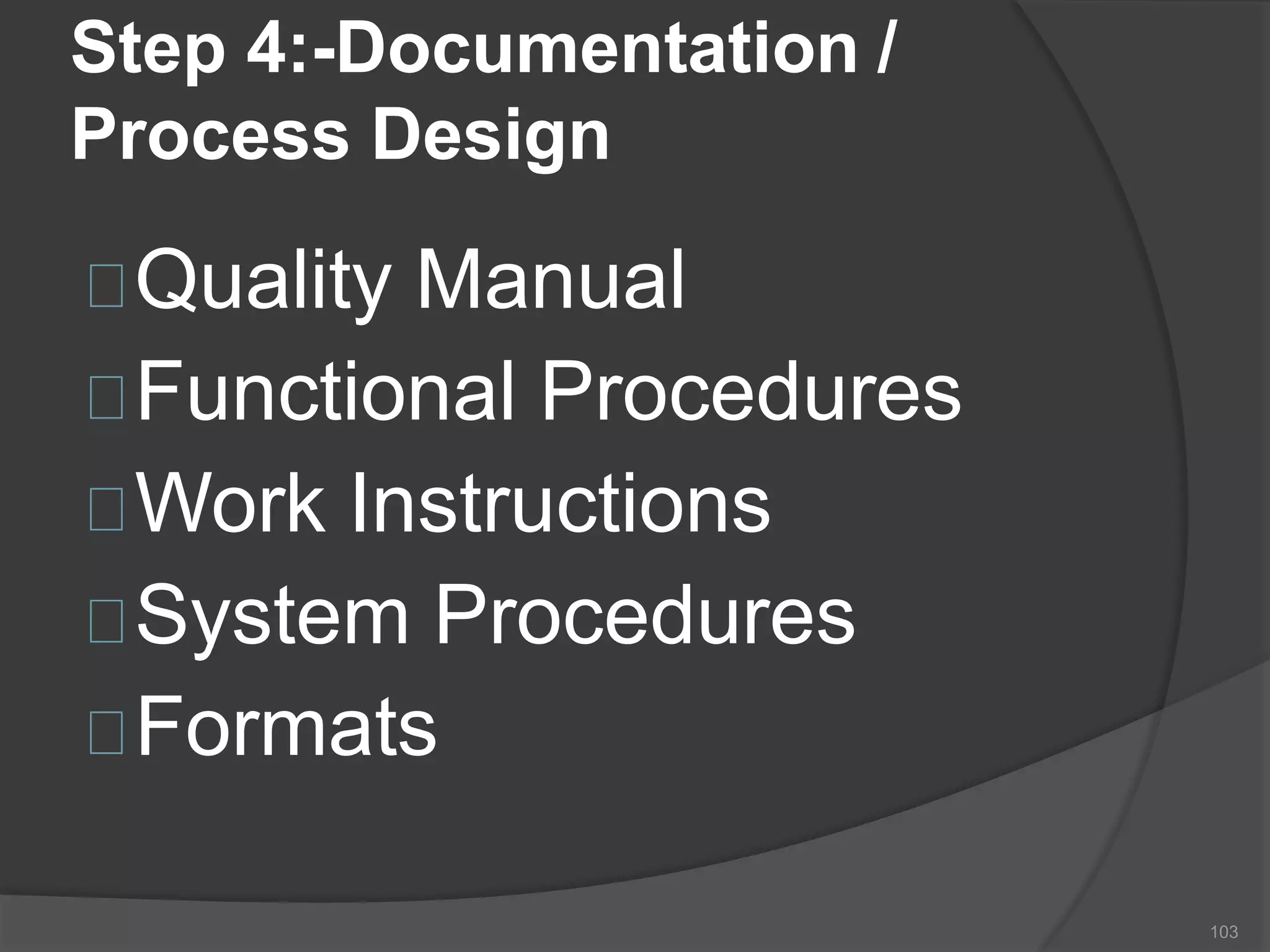 Quality management systems