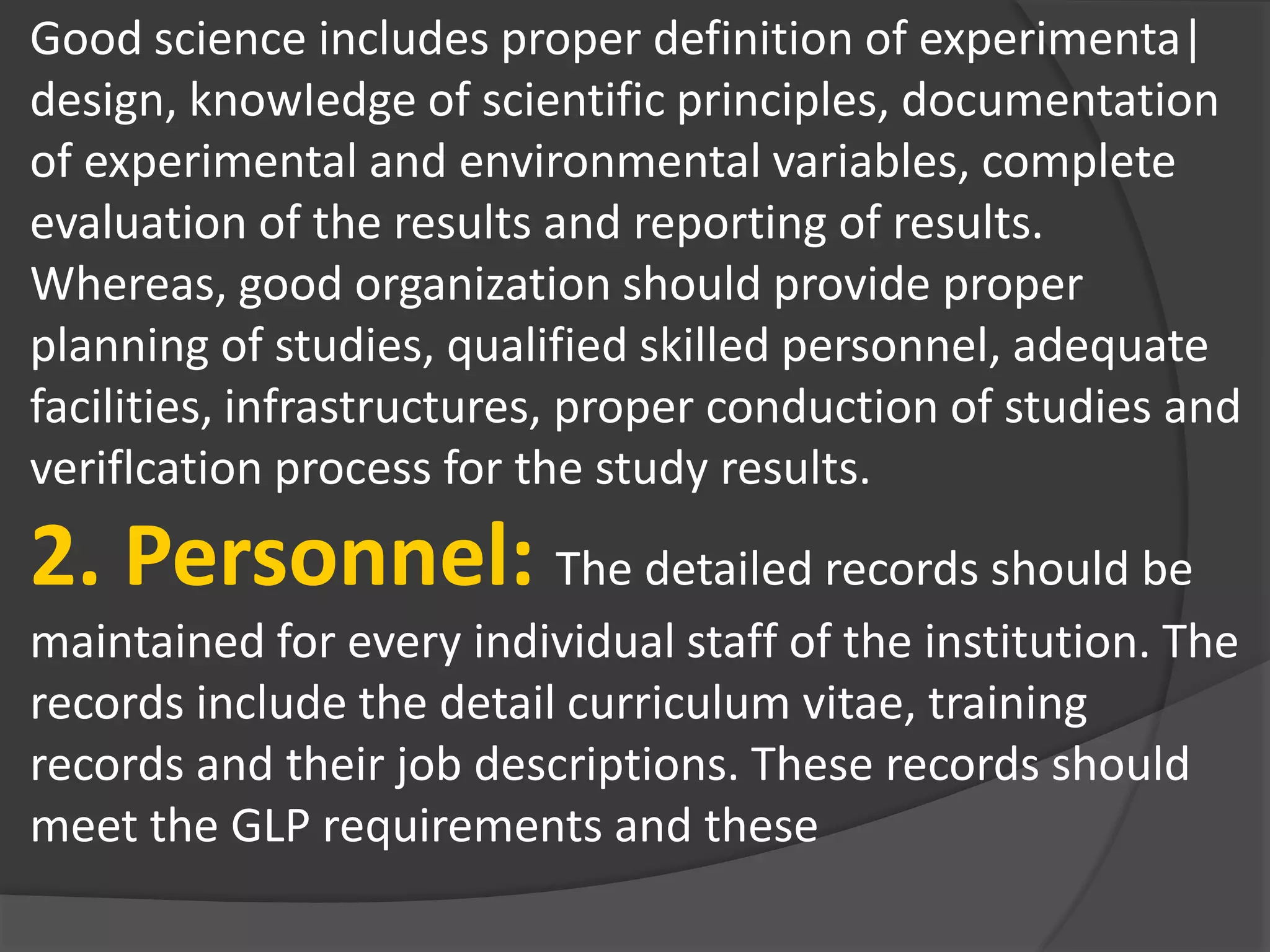 Quality management systems