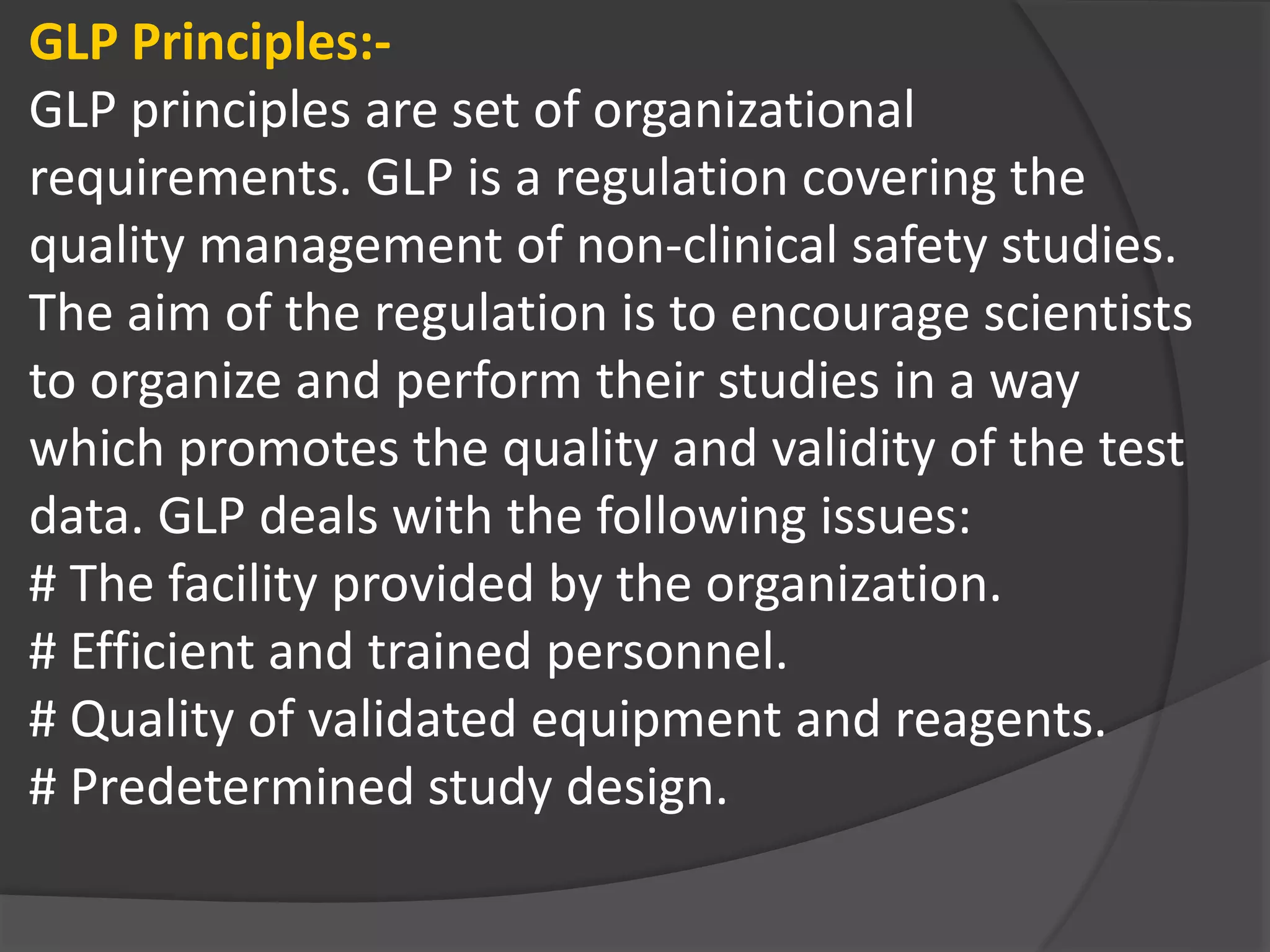 Quality management systems