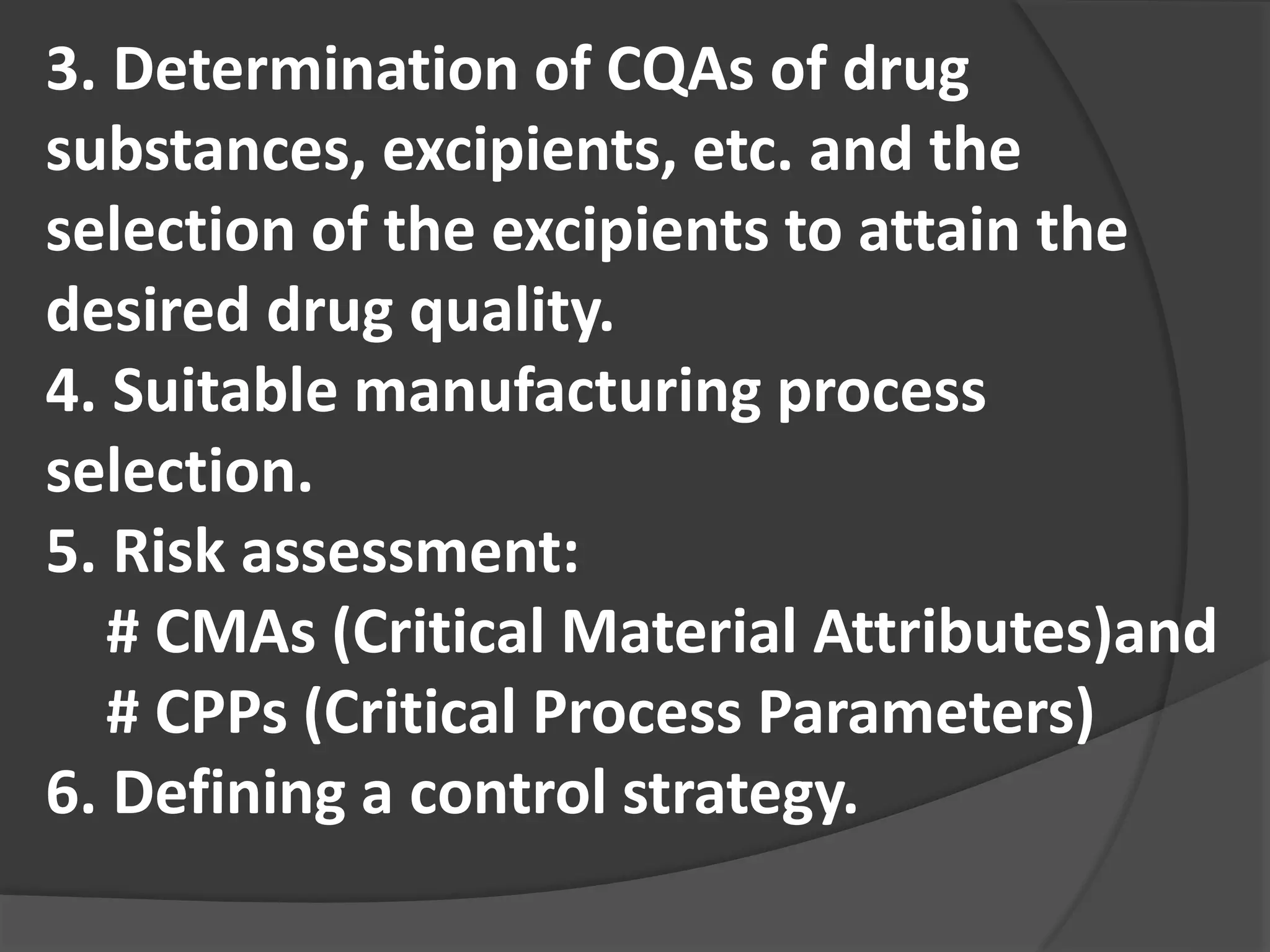 Quality management systems