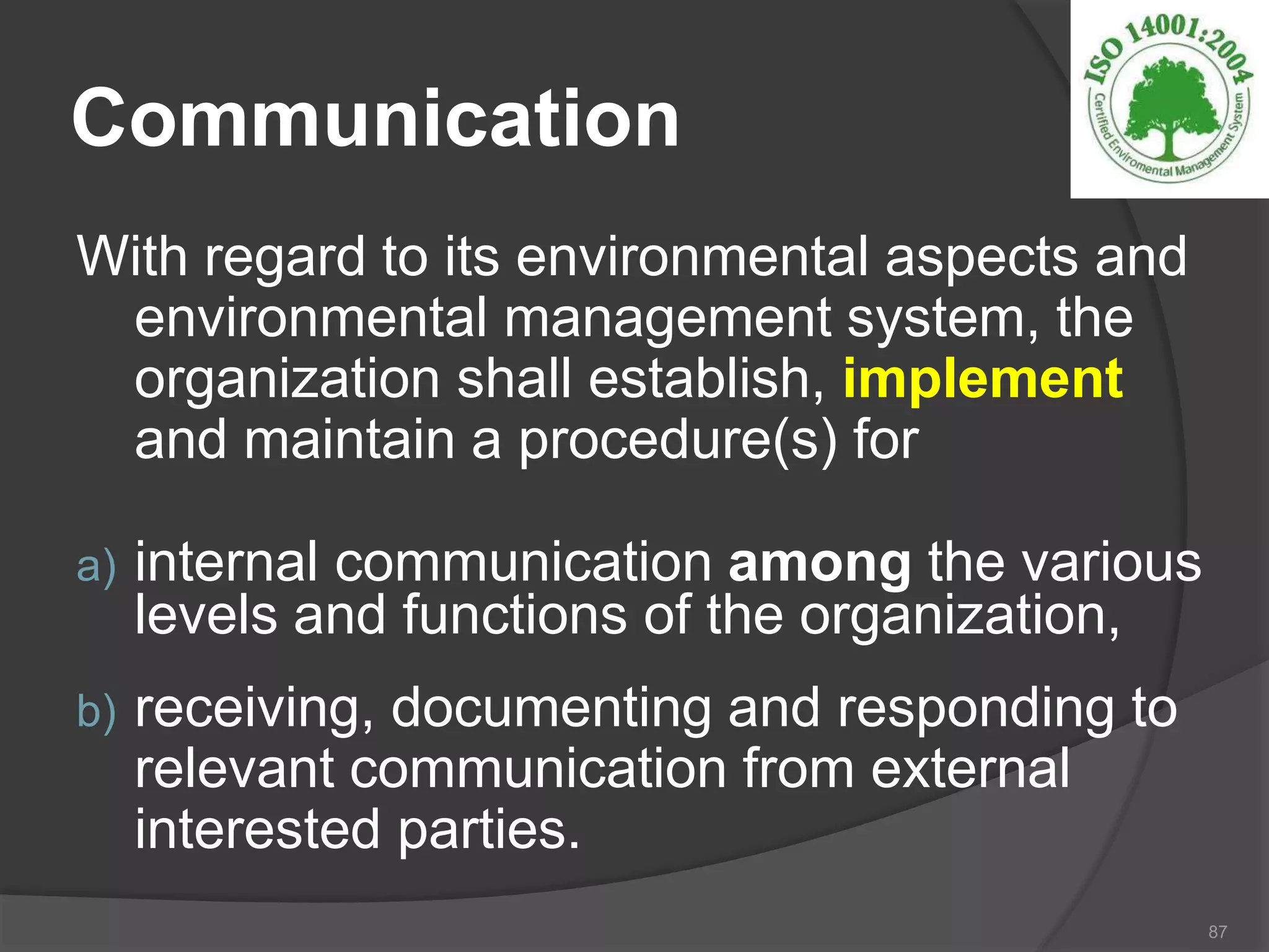 Quality management systems