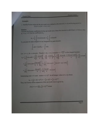 Unit 4 fourier series by Abdrehman Ahmed | PDF