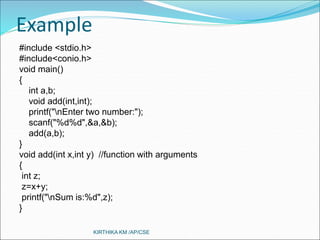 Unit 4 functions and pointers | PPT