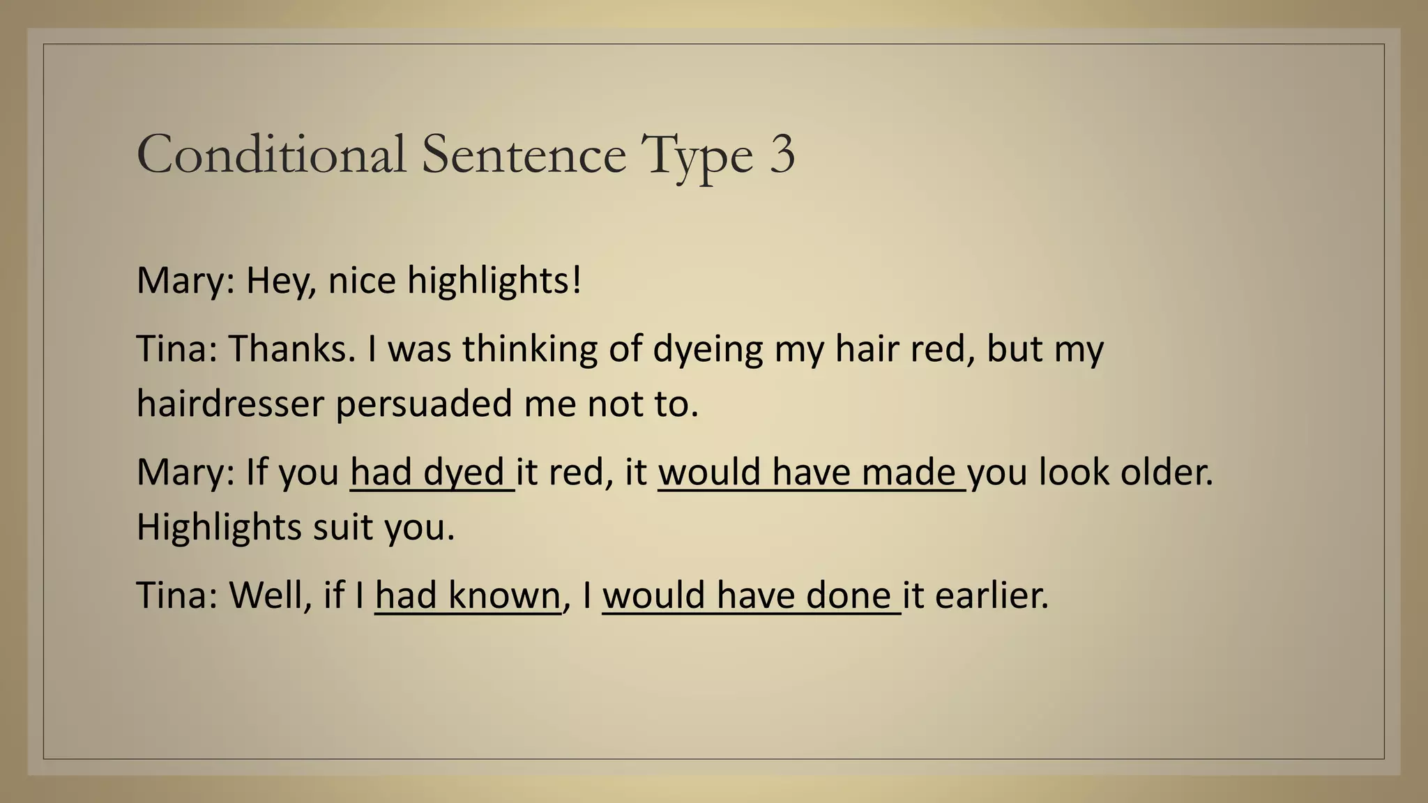 Grammar - Conditional Sentences | PPTX
