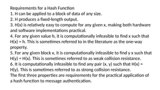 Unit 4 HASH FUNCTION for cryptographyandcybersecurity.pptx
