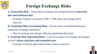 Unit 4: International Financial Management and Forex Risk Mitigation | PDF