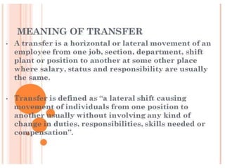 Unit 4 internal mobility