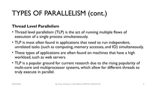 Comprehensive Overview of Parallelism and Instruction-Level Parallelism ...