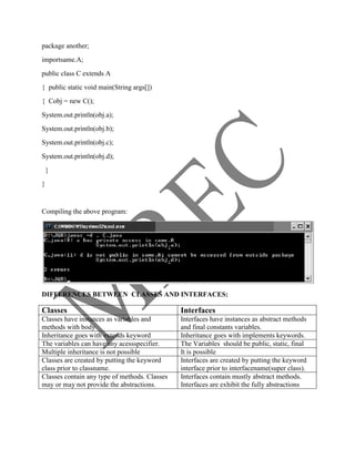 Unit4 java | DOCX