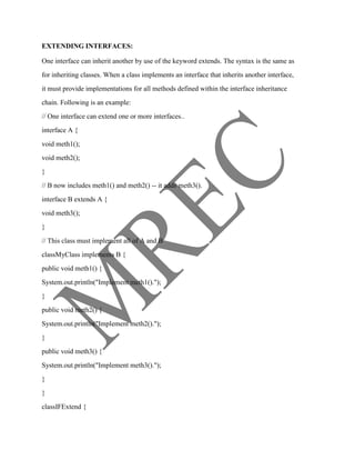 Unit4 java | DOCX | Programming Languages | Computing