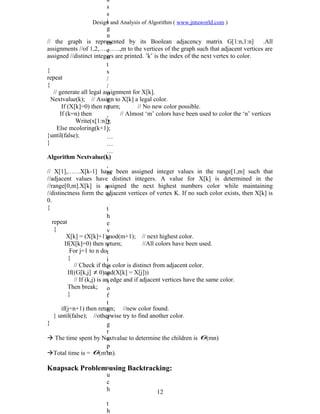 algorithm Unit 4 | PDF