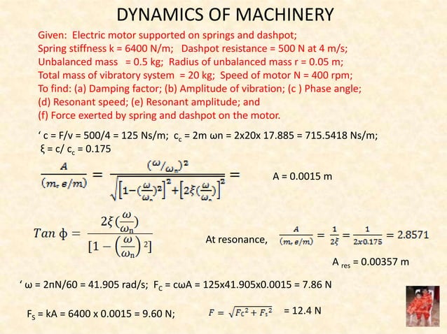 Dynamics of Machinery Unit IV | PPTX | Physics | Science