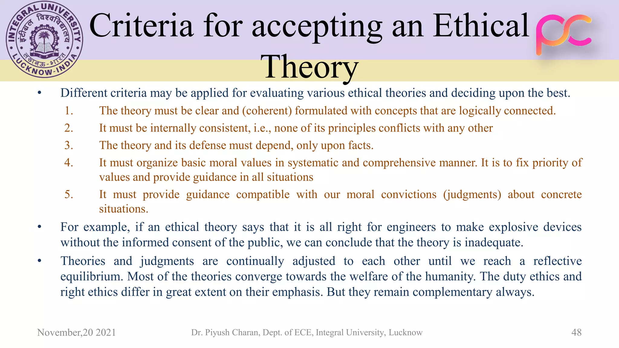 Unit 4 Engineering Ethics