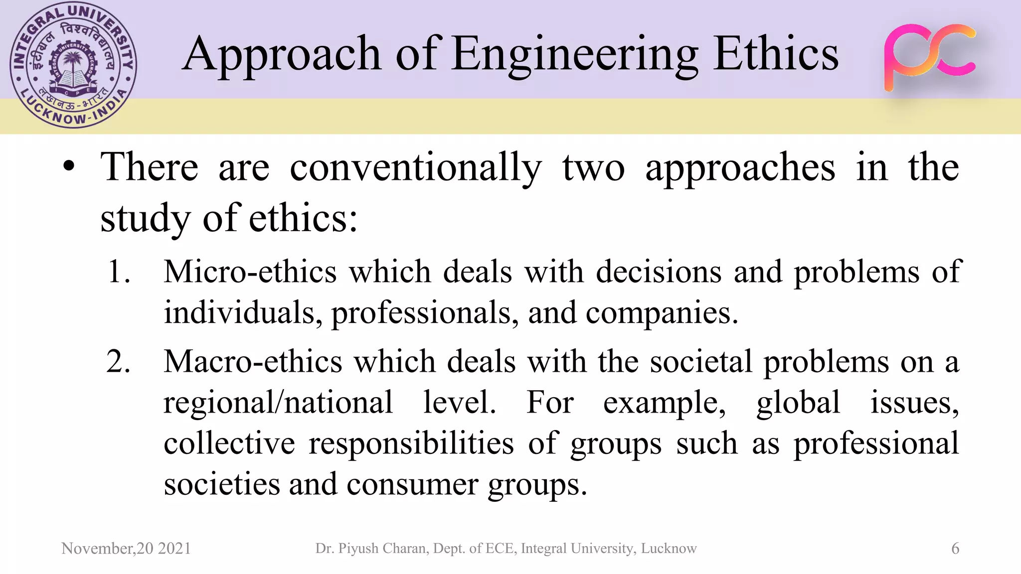 Unit 4 Engineering Ethics