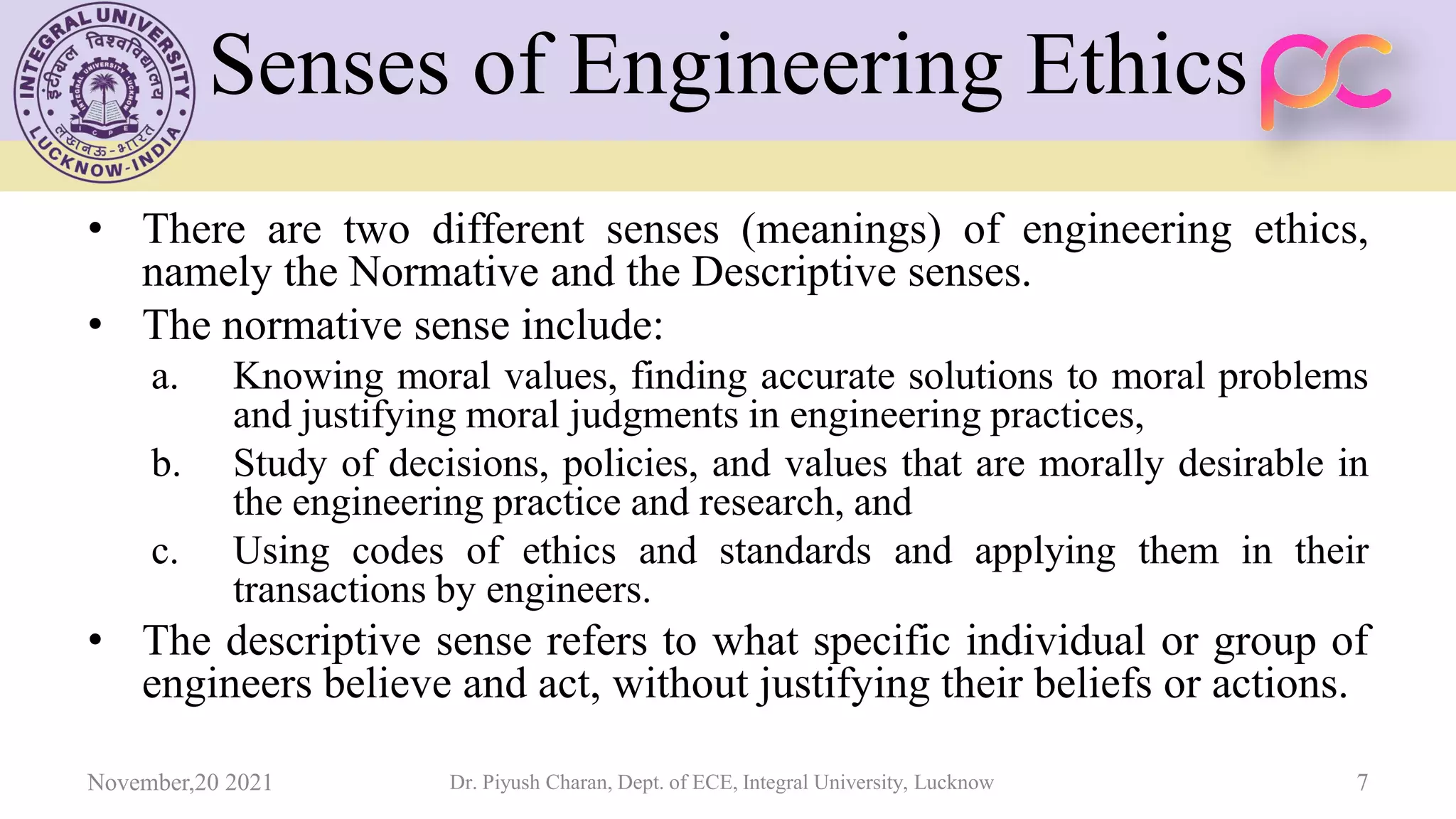 Unit 4 Engineering Ethics