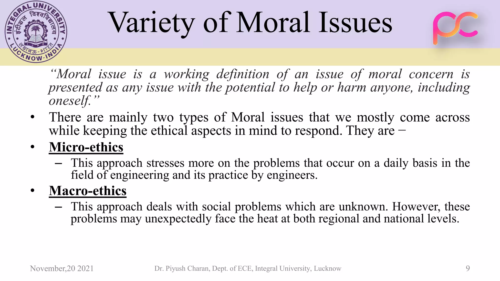 Unit 4 Engineering Ethics