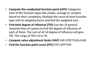 Comprehensive Guide to Function Point Analysis and LOC Estimation in ...