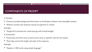 Comprehensive Guide to AI Tools, Prompt Engineering, Cybersecurity AI ...
