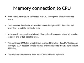 Byte Cpu Unit 4 Memory Organization_Computer Organization and Architecture | PPTX