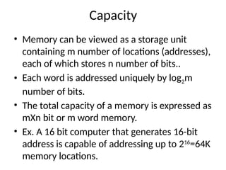 Unit 4 Memory Organization_Computer Organization and Architecture | PPTX