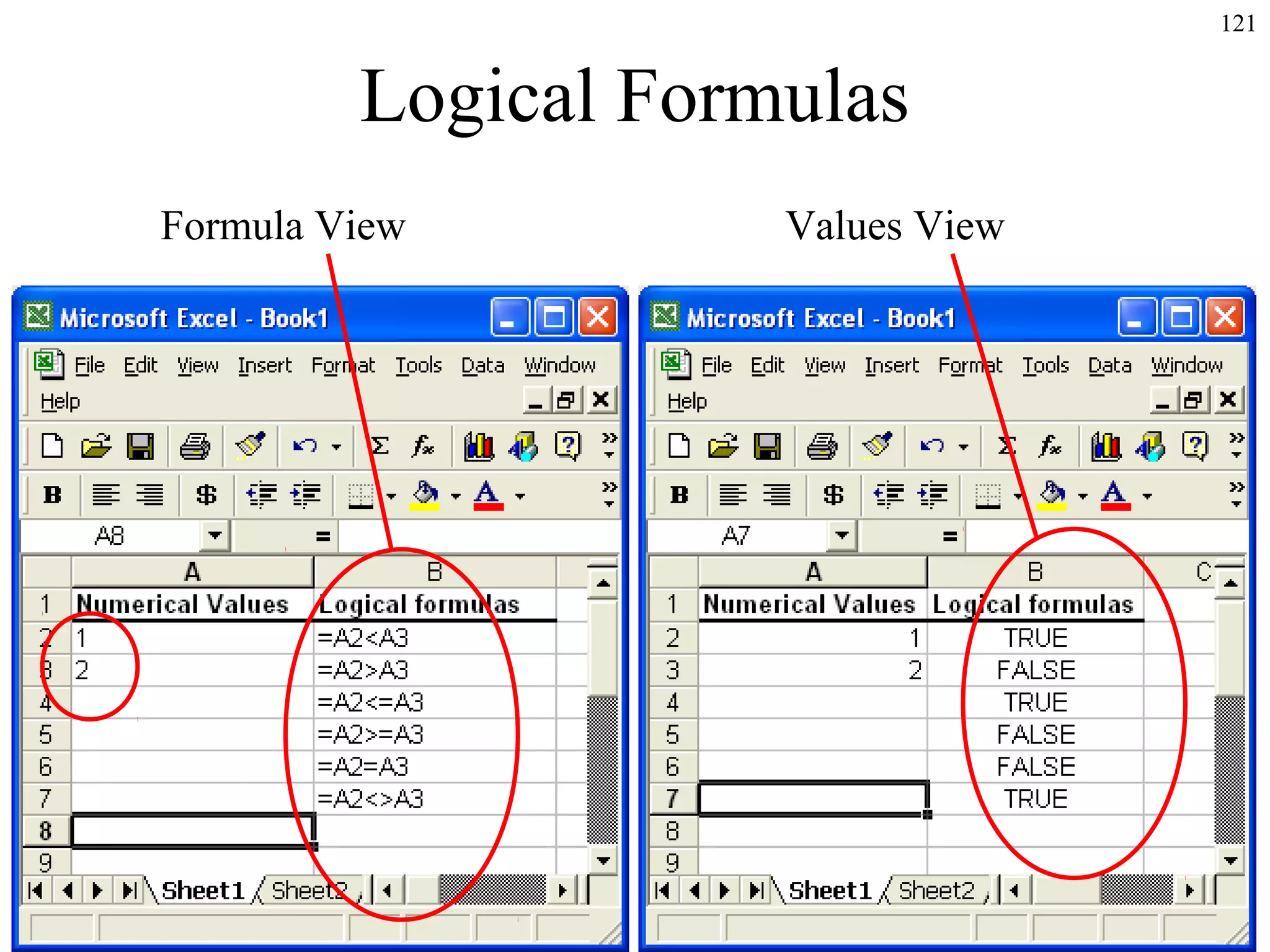 121

Logical Formulas
Formula View

Values View

 