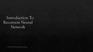 CCS355 Neural Networks and Deep Learning
 