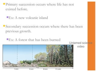 Succession Notes Science Biology Unit 4 notes | PPT