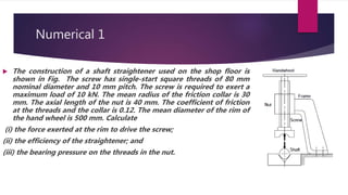 Unit  4 numericals on power screws 2