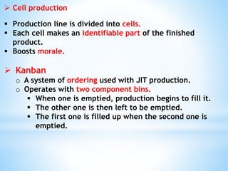 Unit 4 operation management lecture ppt
