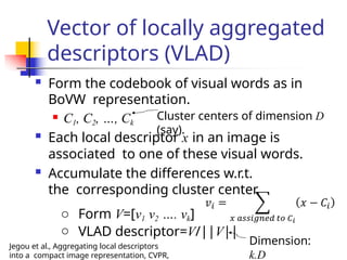 Descriptor Vector feature matching and model description .pptx