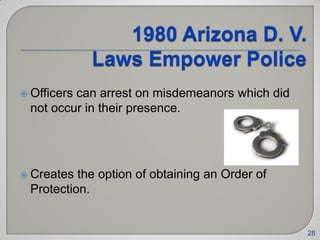Learning Unit 4: Police as First Responders to D. V.-CRJ 461