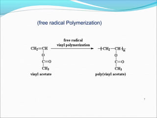 7
(free radical Polymerization)
 