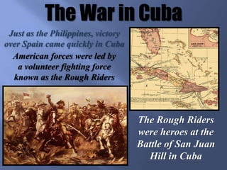 Cuba Rugh Unit 4 Powerpoint the U.S. Becomes a World Power | PPTX