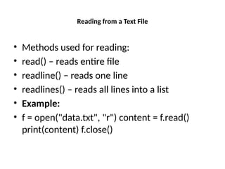 Unit 4 File Handling Python Programming.pptx