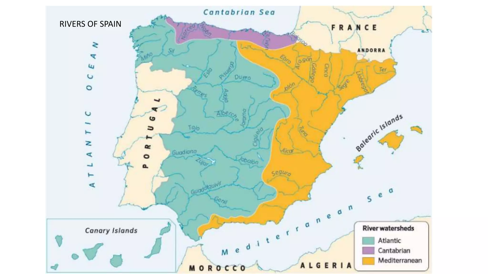 RIVERS OF SPAIN
 