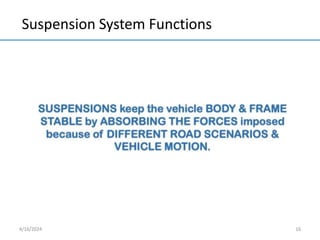 Unit 4 PPT.pdf Suspension steering and brakes | PDF