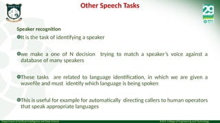 Automatic Speech Recognition Task – Feature Extraction for ASR: Log Mel ...