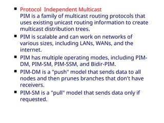 Unit 4 Computer networks Anna university syllabus | PPT