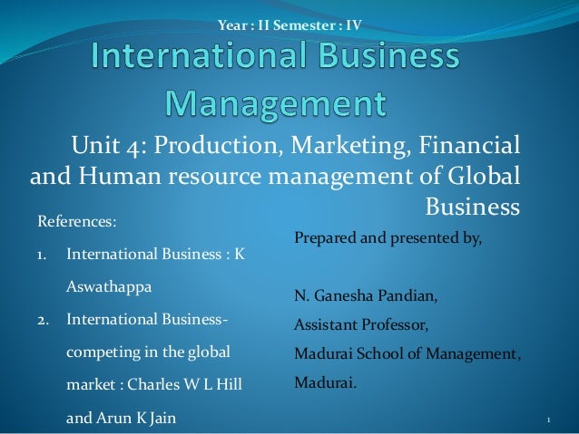 business marketing and finance