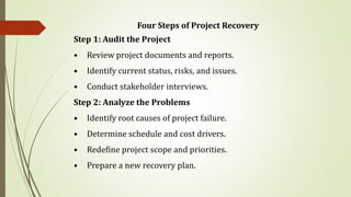 Comprehensive Guide to Project Review, Tracking, and Recovery Processes ...