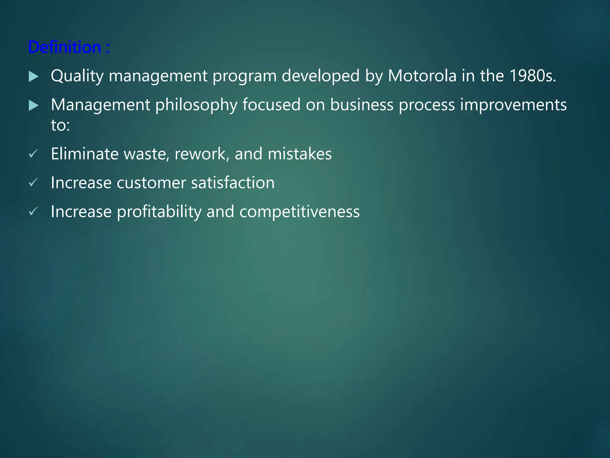 Quality Management System including the Quality management and ...