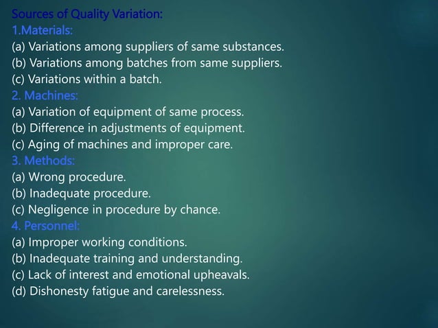 Quality Management System including the Quality management and ...