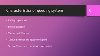Unit 4 queuing models | PPTX