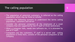 Unit 4 queuing models | PPTX