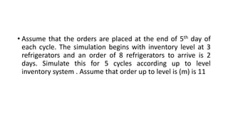 Unit 4 queuing models problems | PPTX