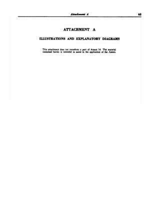 ATTACHMENT A
ILLUSTRATIONS AM) EKPLGNATORY DUGRAMS
This attachment does not constitntc a part o
f Anntx 14. The m r t d
contained herein is intended to assist in the applifarion of tbt Amex.
 