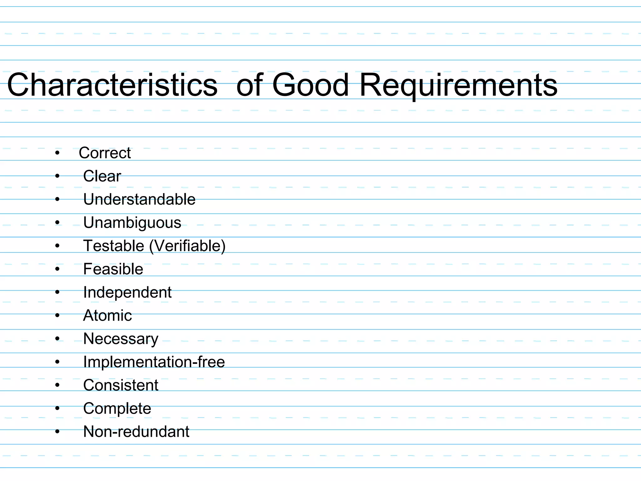 requirements analysis and design | PPT
