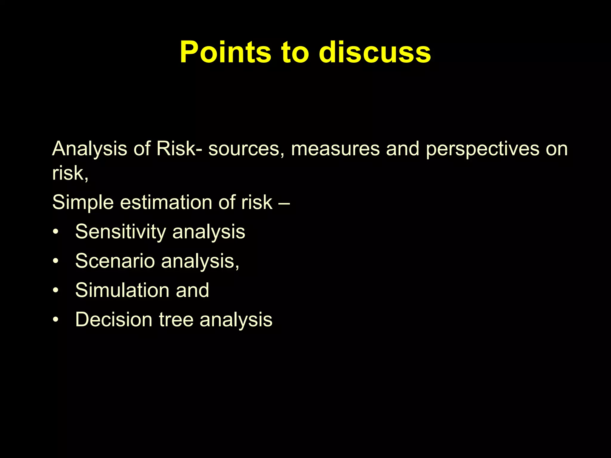 UNIT 4 Risk Ananlysis in Project Analysis.ppt