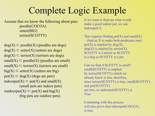 Logical Programming Paradigm for programming Languages. | PPT