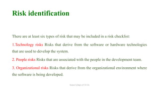 Using Software Risk Identification Software Engineering :Project Management | PDF